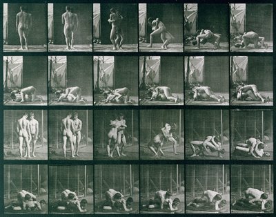 Two Men Wrestling, plate 346 from 